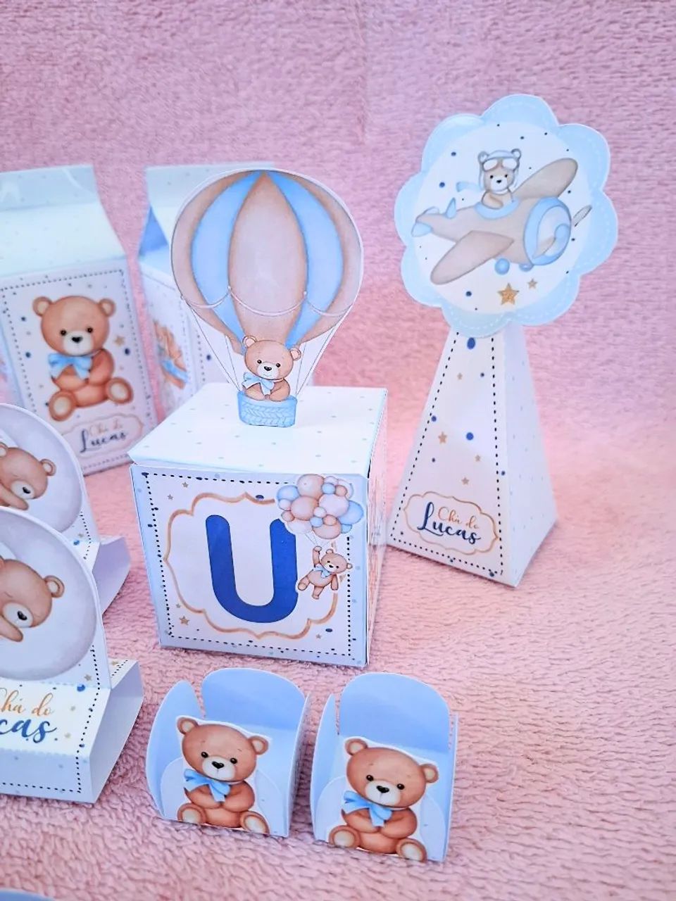 Decoração Chá de Bebê - Caixinhas pra colocar doce, lembrancinha  - Foto 4