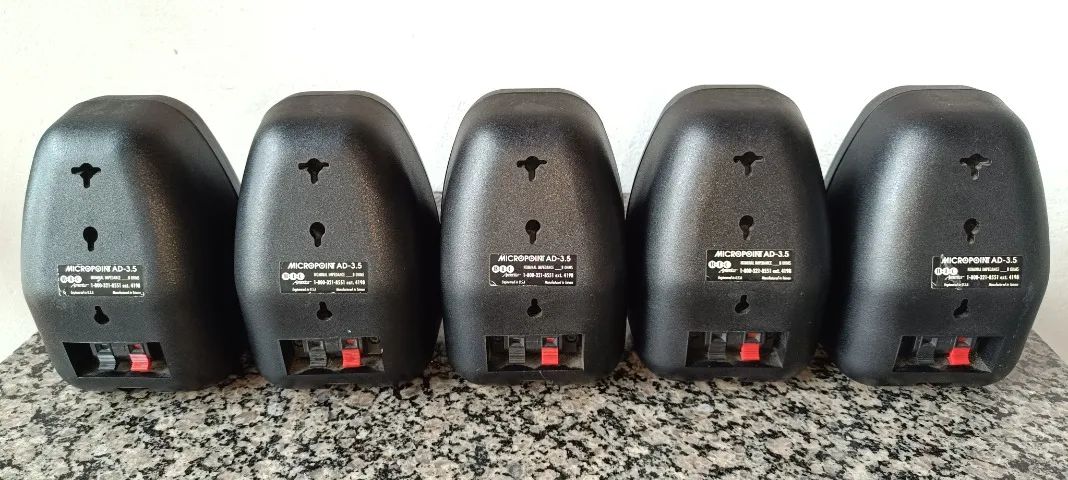5 Caixa De Som Surround Micropoint Ad-3.5 Usa Funciona Perfeitamente - Foto 3