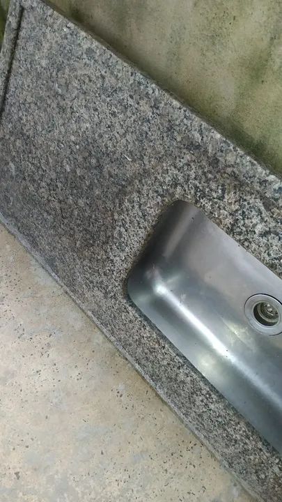 Cuba de cozinha em granito usada retirar 1.50