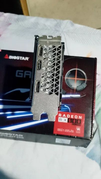 Placa de Vídeo Biostar Radeon RX 580 8GB - Foto 2