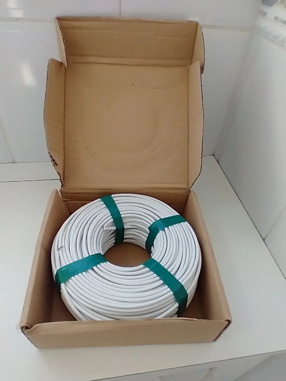 Cabo para Cerca Elétrica Alta Isolação 5mm (Rolo com 100 Metros)