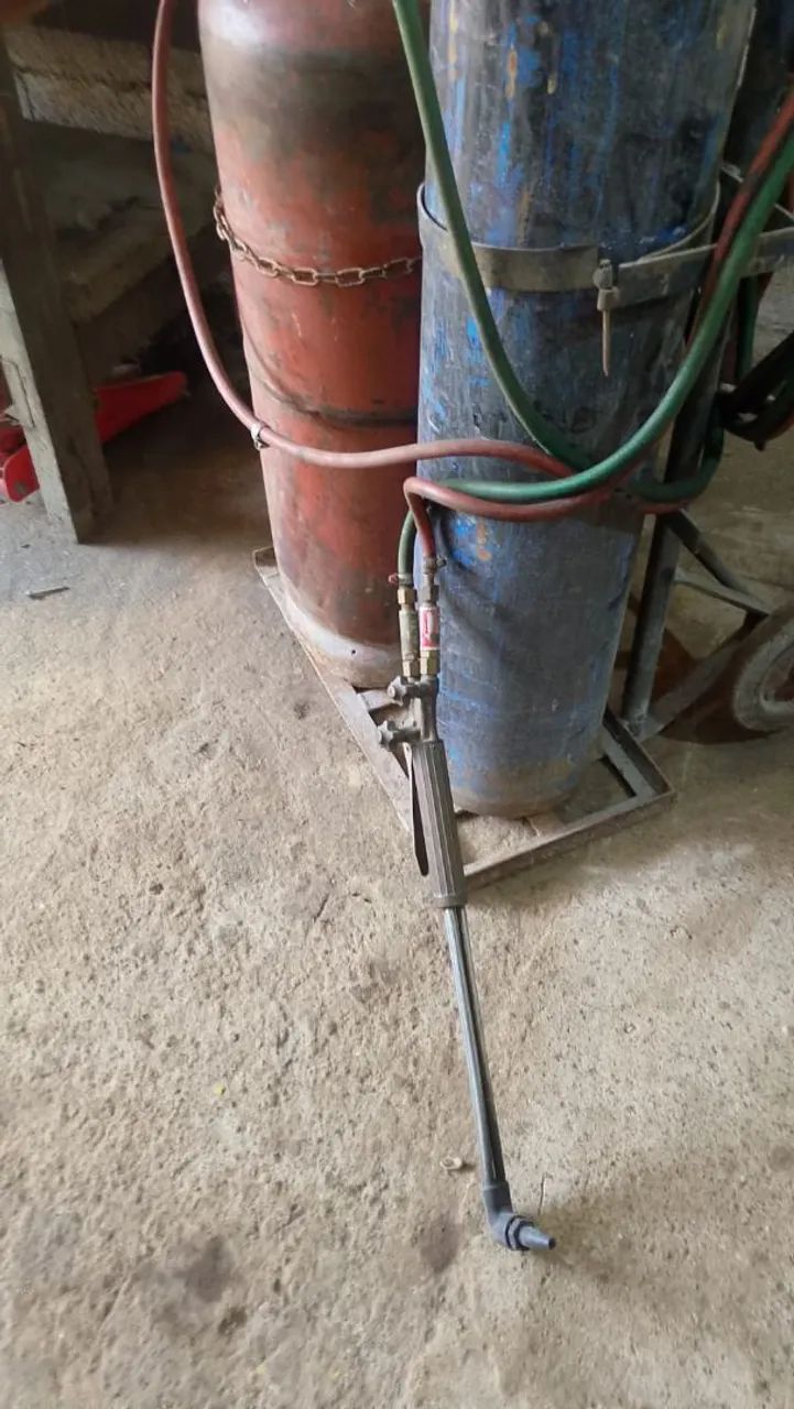 Conjunto de maçarico de corte ou de solda