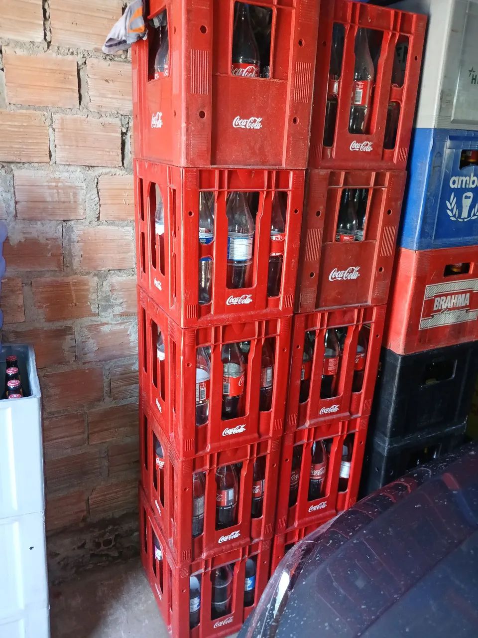 Caixas de Coca-Cola de 1 L 