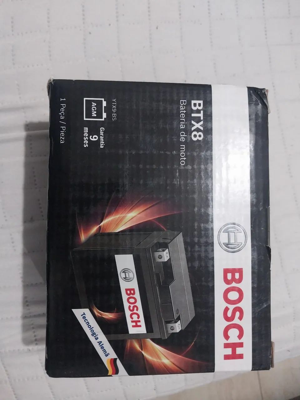 Bateria de Moto Bosch BTX8 YTX9-BS,12 v 8 amperes 