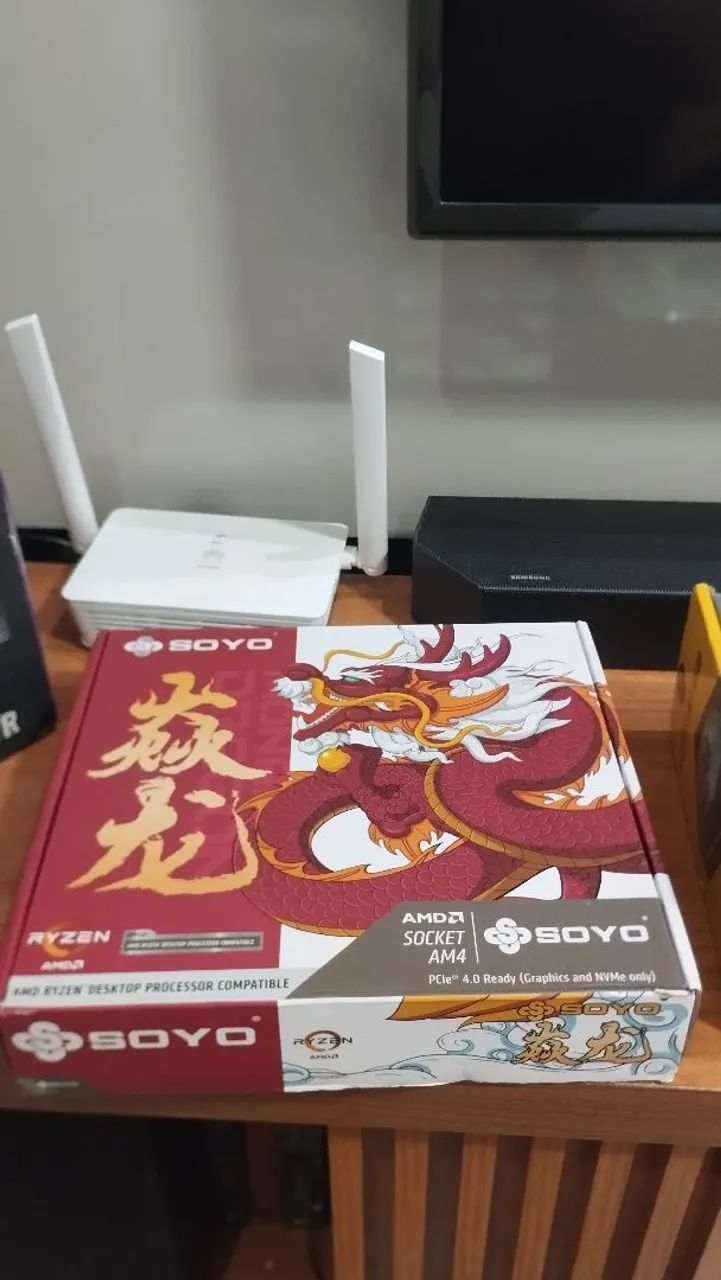 Kit placa mãe + fonte + Air cooler - Foto 6