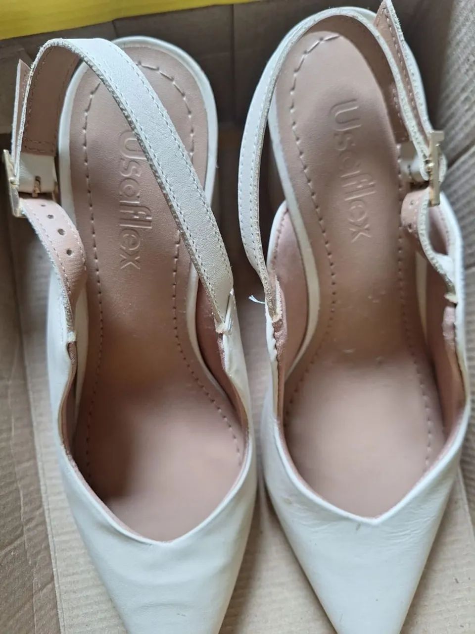 Sapato feminino Usaflex Bege - Foto 2