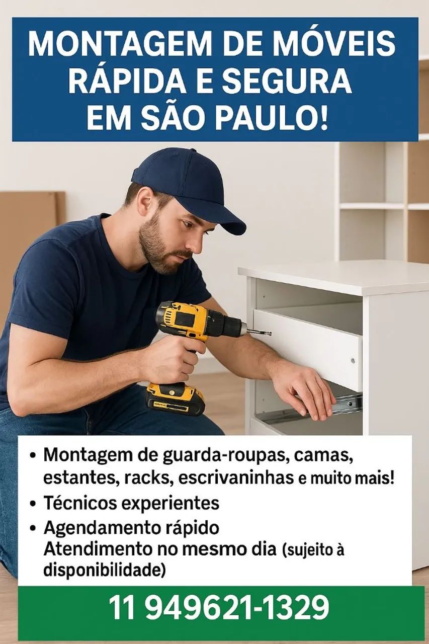 Montagem de Móveis em São Paulo - Rápida e Segura