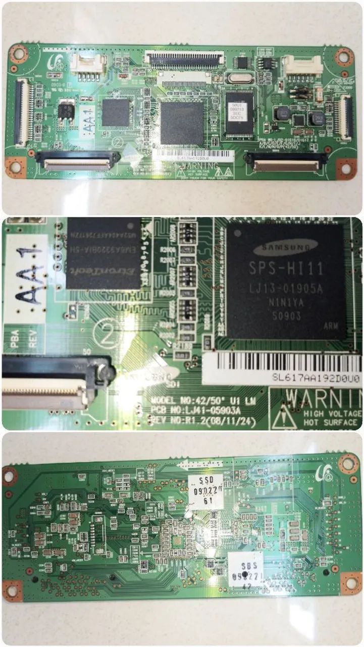 Placa T-con Tv Samsung 50 Polegadas PL50B450B1XZD LJ-41-05903A - Foto 5