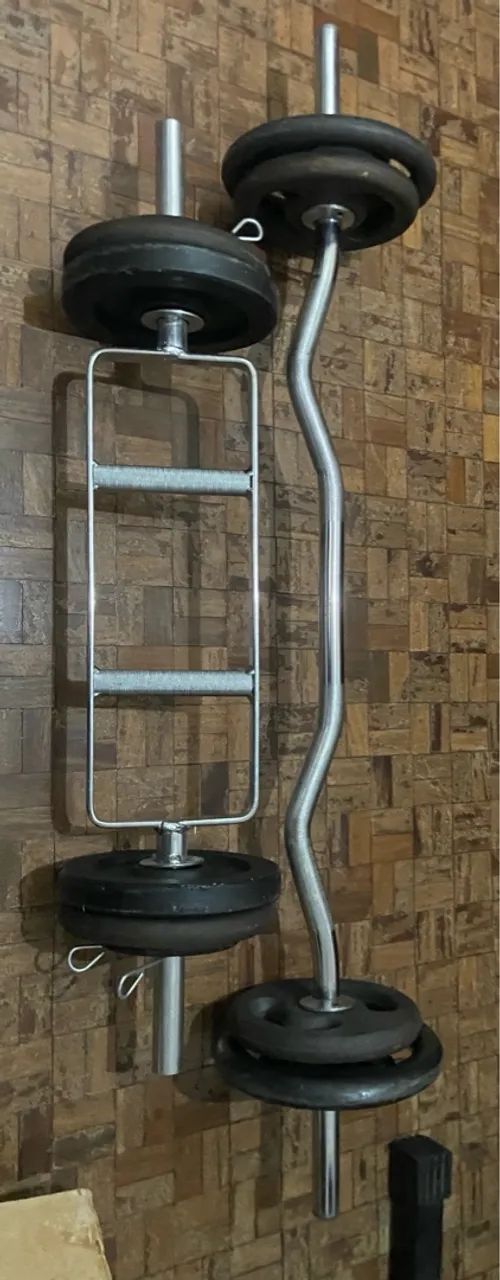 Aparelhagem de musculação - troco por moto no valor - Foto 6