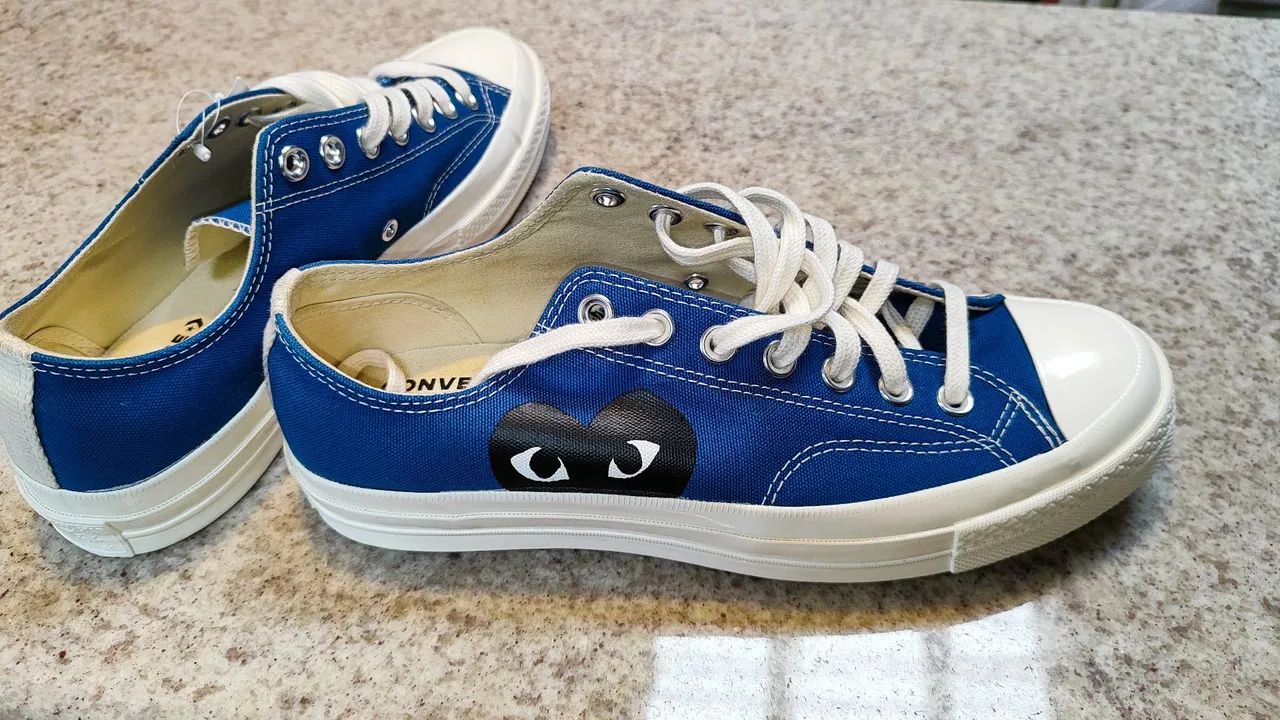 Converse Chuck 70 x Comme des Garçons PLAY CDG Original - Sem Caixa - Foto 2