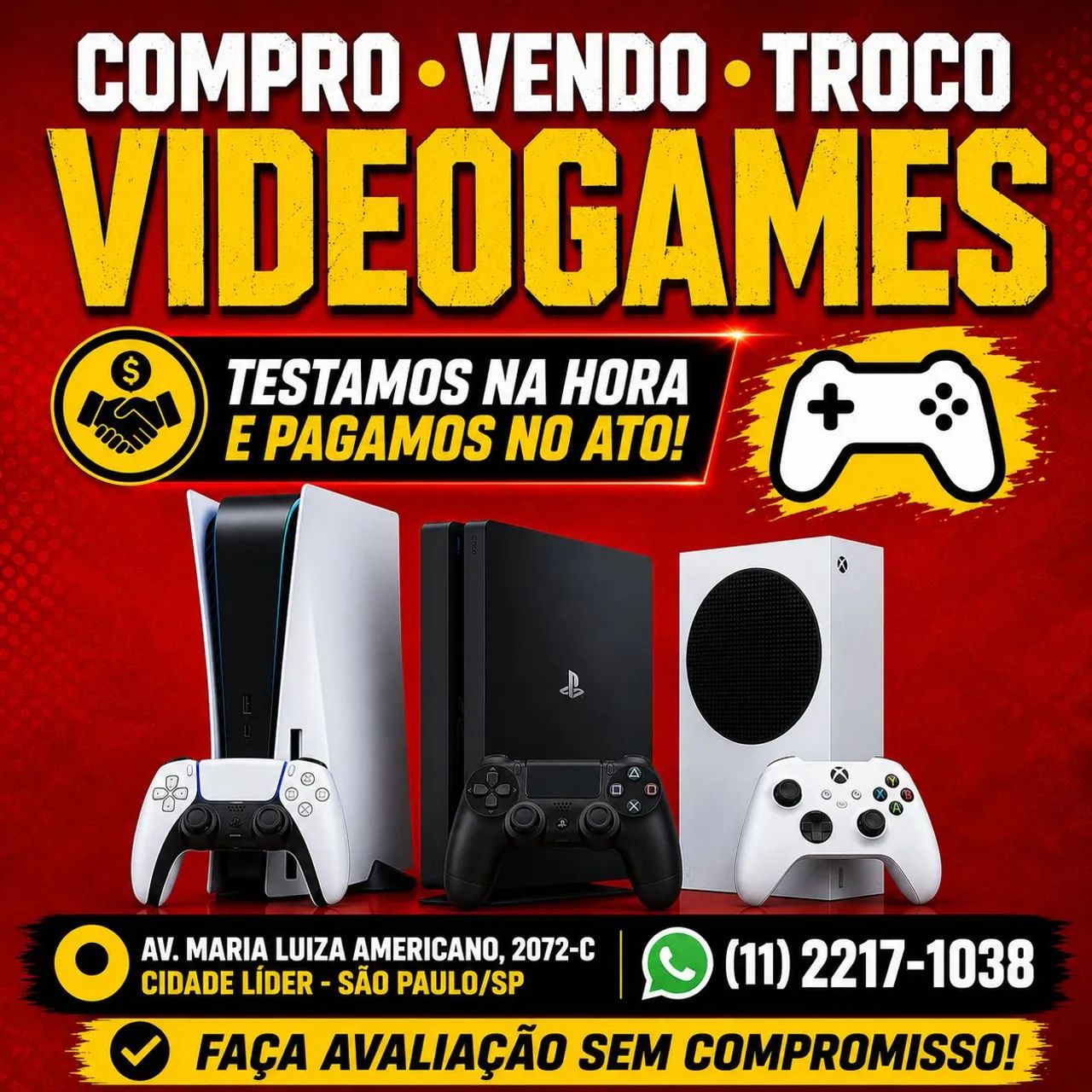 Compra, venda e troca de videogame