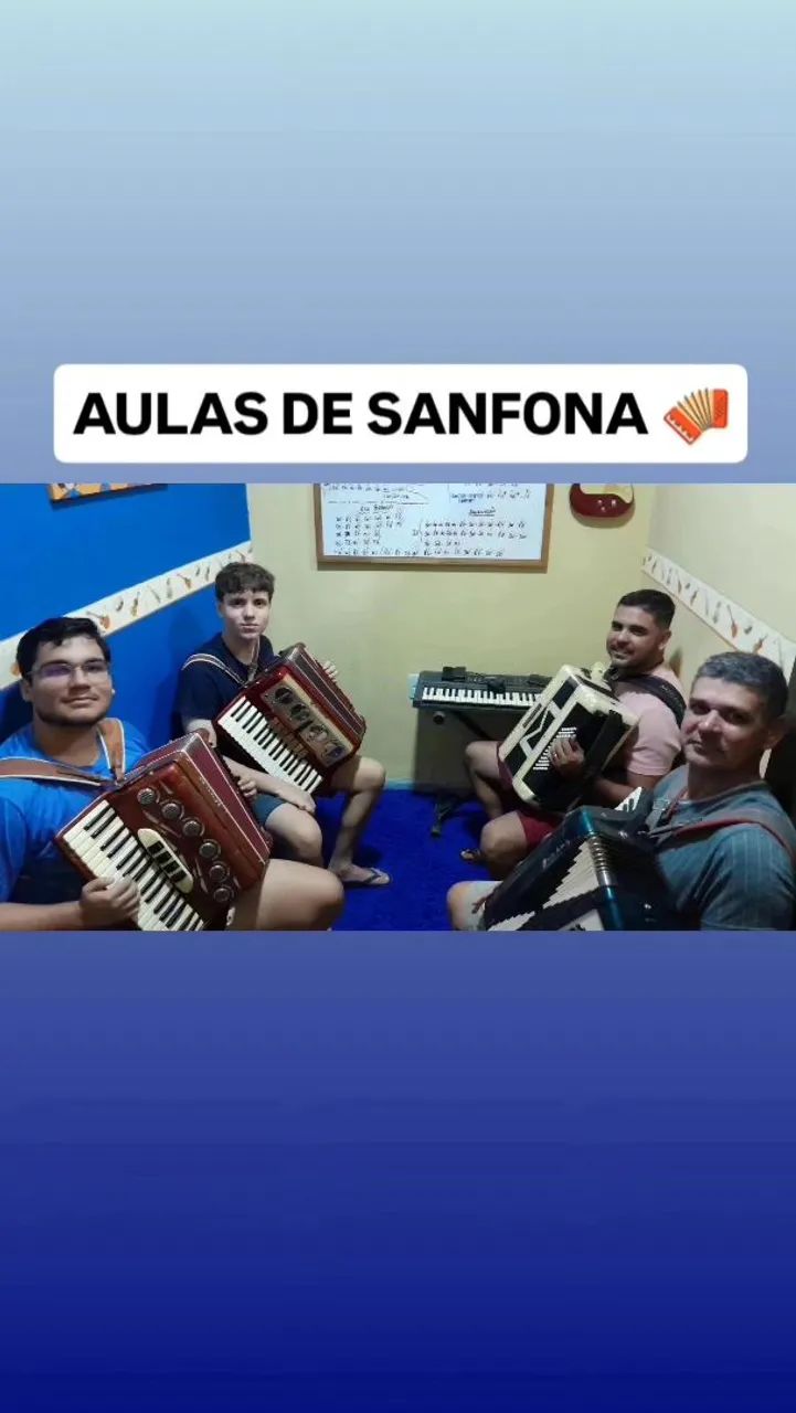 ACORDEON BUTTSTADT 4/5 VOZ PROFISSIONAL HIPER NOVA E AFINADA.. ( LINDA ) TOP DE SOM - Foto 6