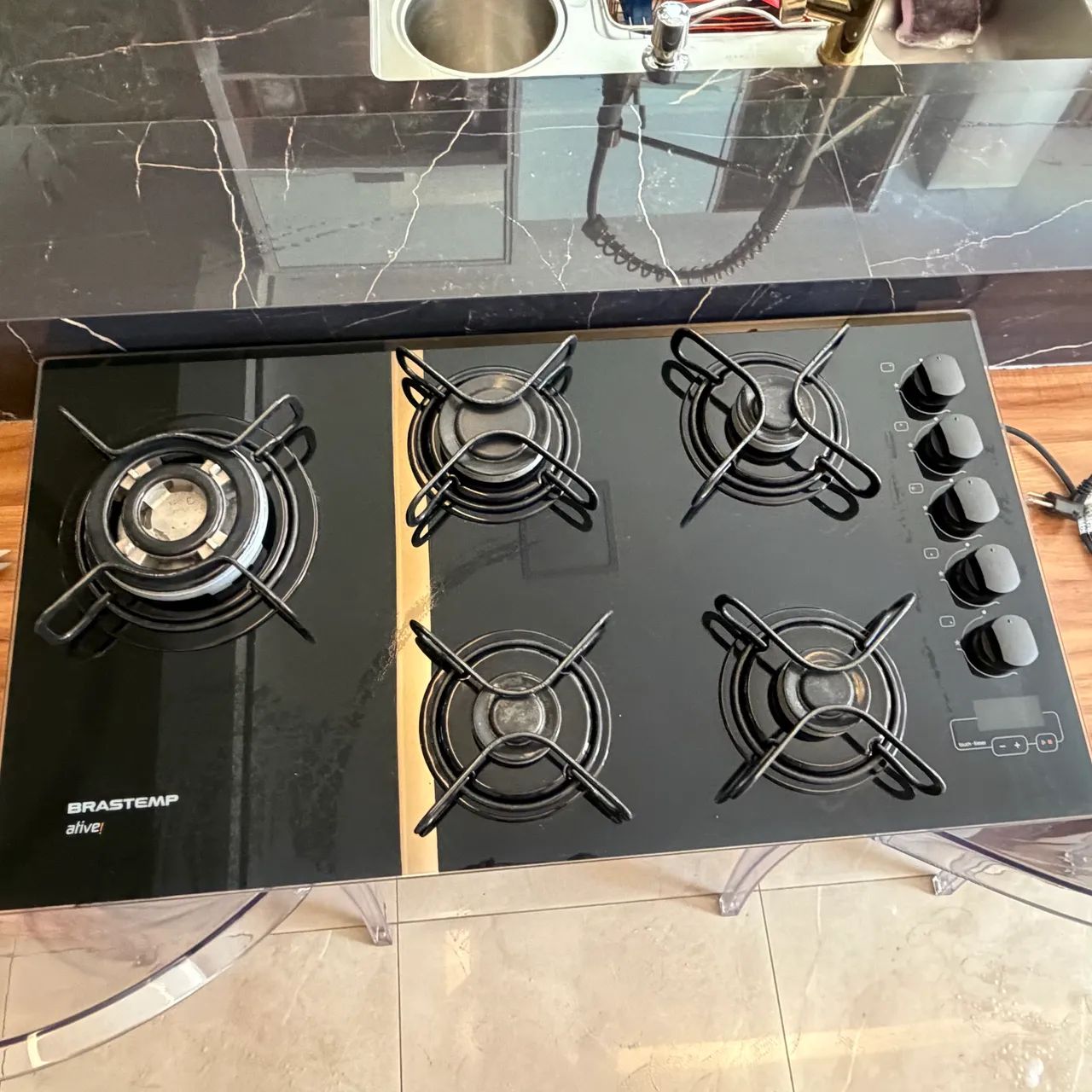 Cooktop Brastemp 5 bocas com timer - Foto 2