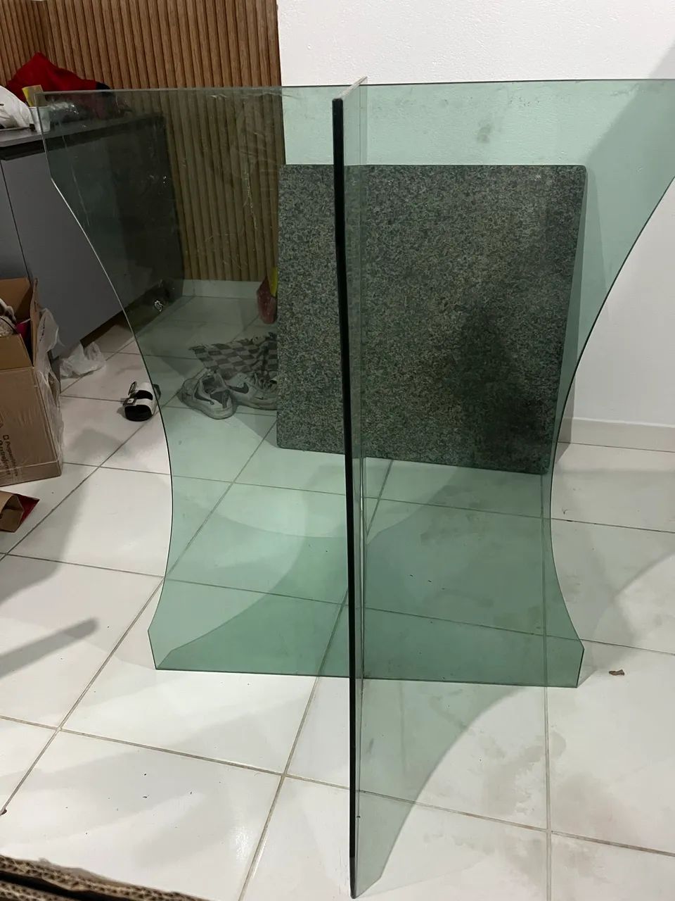 Vendo pé de mesa de vidro  - Foto 4
