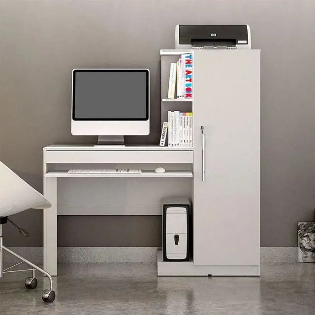 Escrivaninha Office C Armário e Chave  - Foto 5
