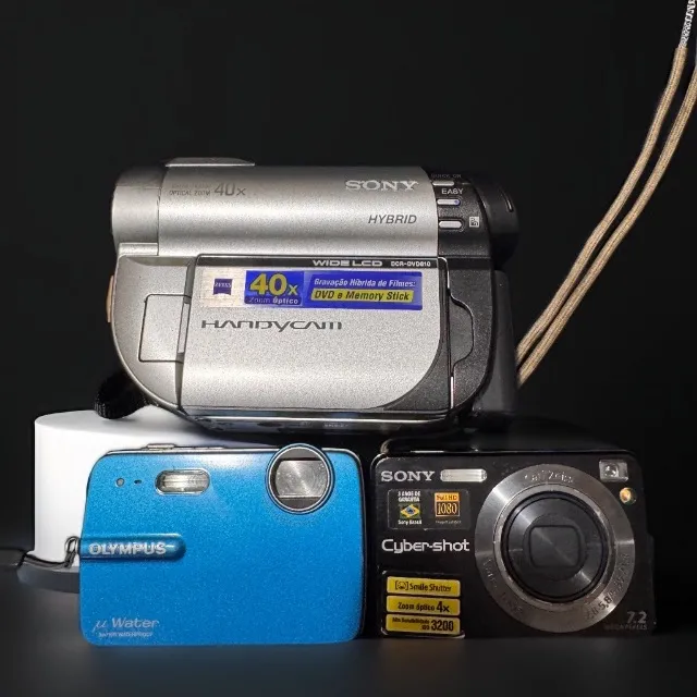 Câmera Sony hdr-cx7 handycam com night shot filmagem noturna muito