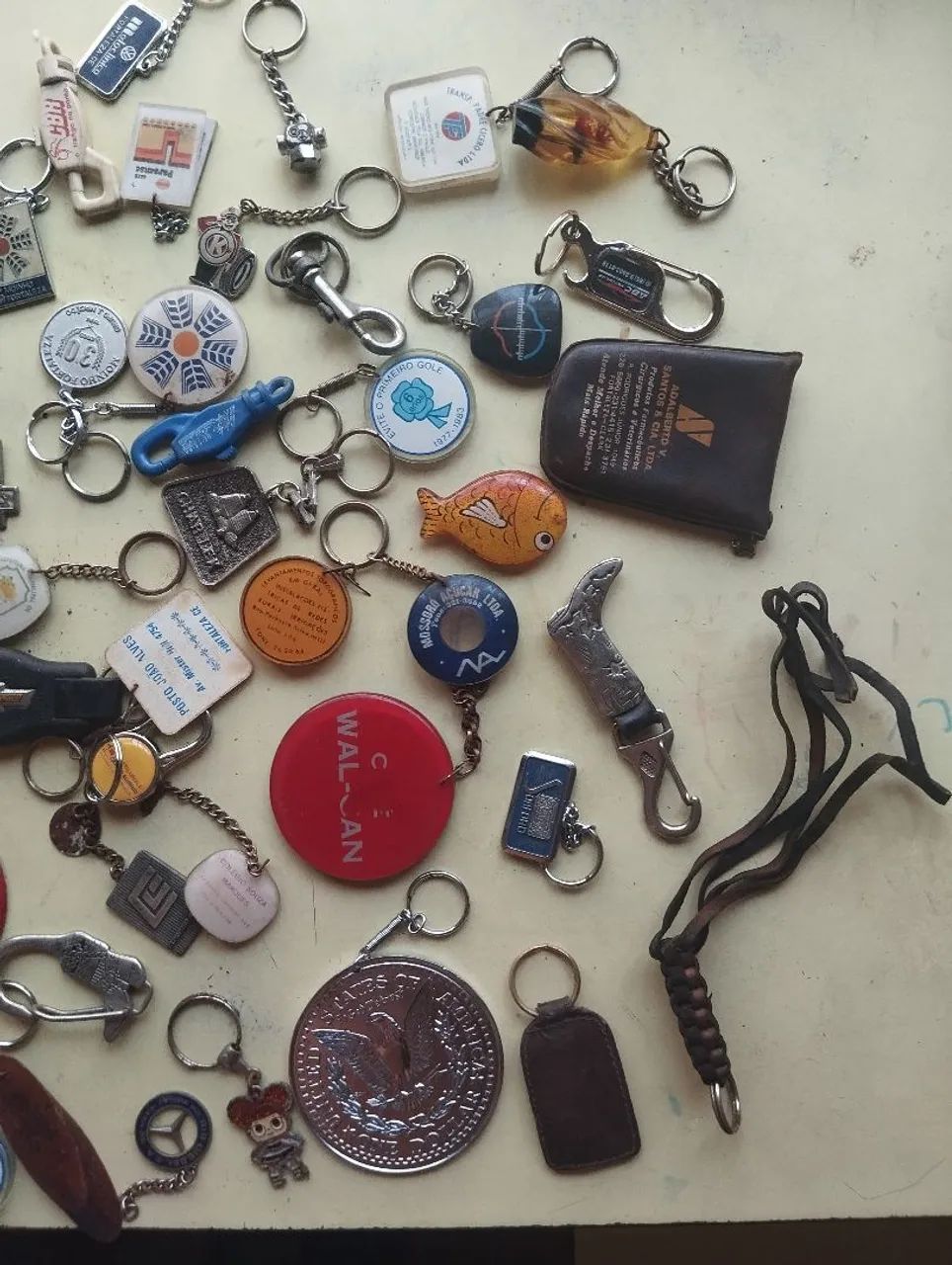 Coleção de chaveiros antigos - Foto 2