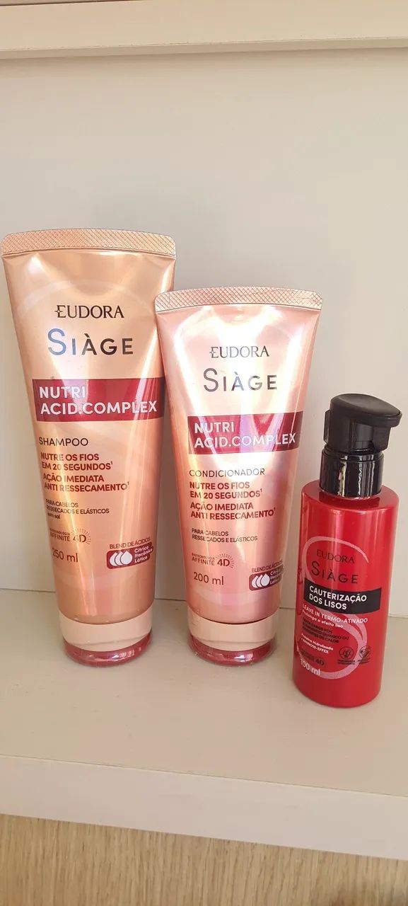 Eudora shampoo e condicionador 