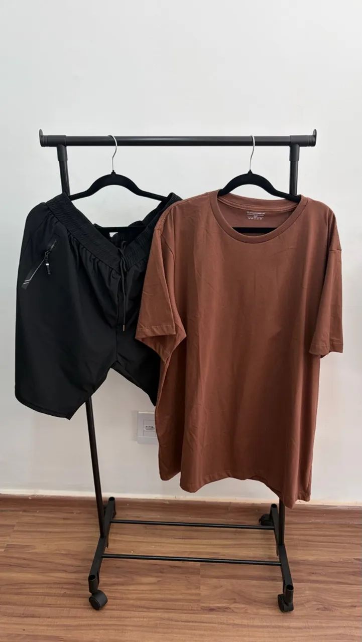 Camiseta básica XG plus size masculina - Foto 3