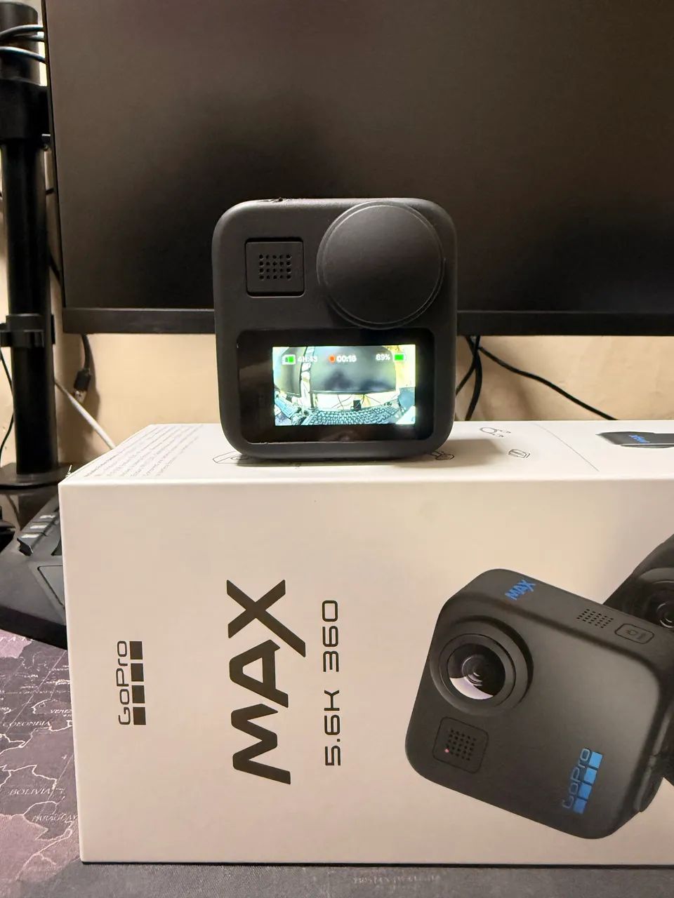 GoPro MAX 360 + Cartão de Memória 256GB - Completa e Pronta para Uso! - Foto 3