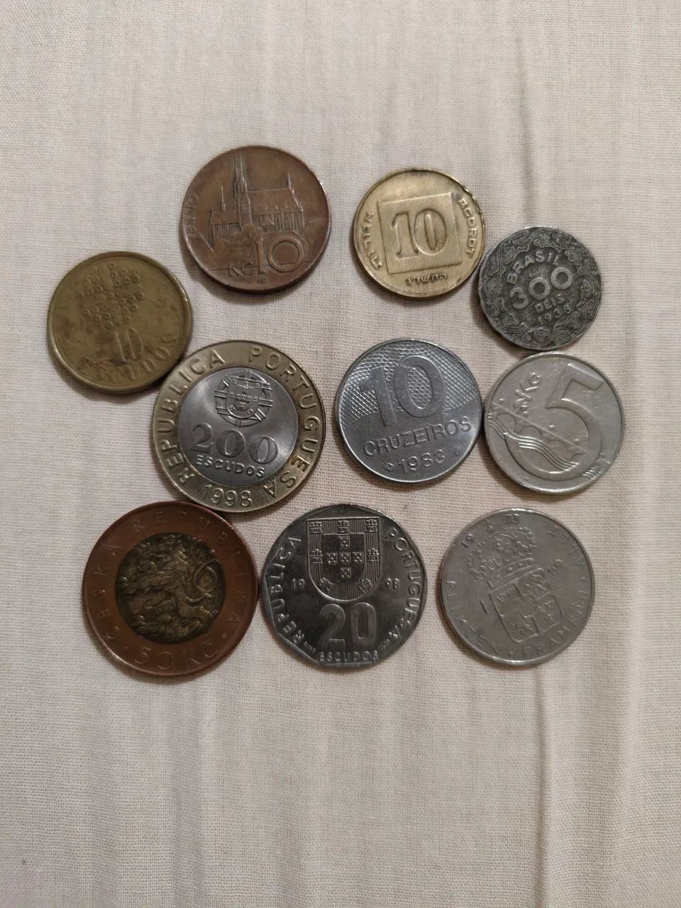 Moedas antigas 