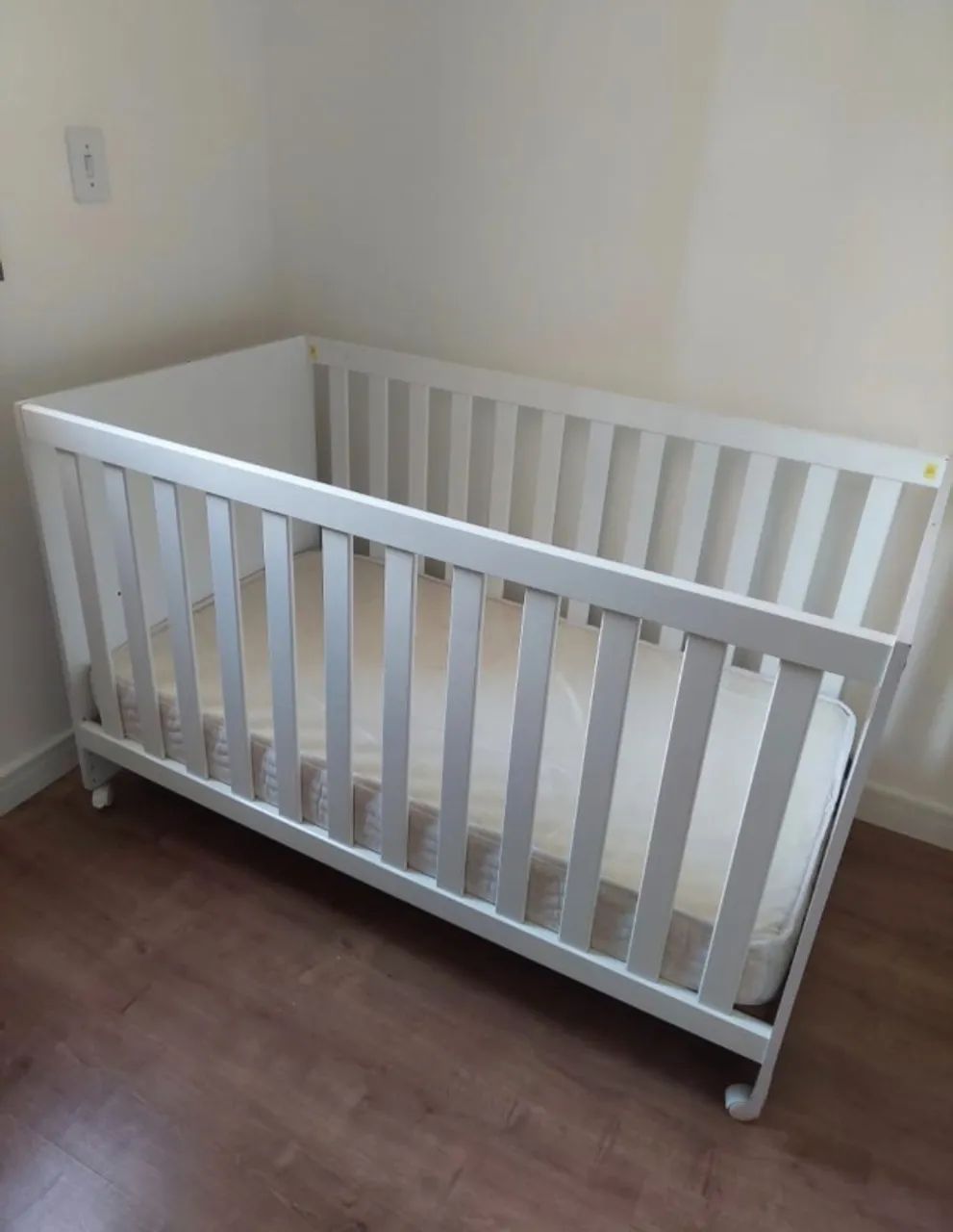 Berço Mini Cama Com Colchão