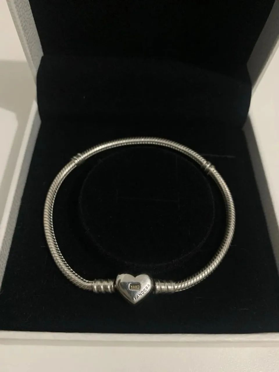Bracelete pandora prata e ouro 14k - Foto 3