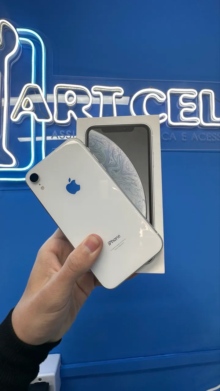 iPhone XR 64GB Preto Original Face ID Funcionando - Celulares e