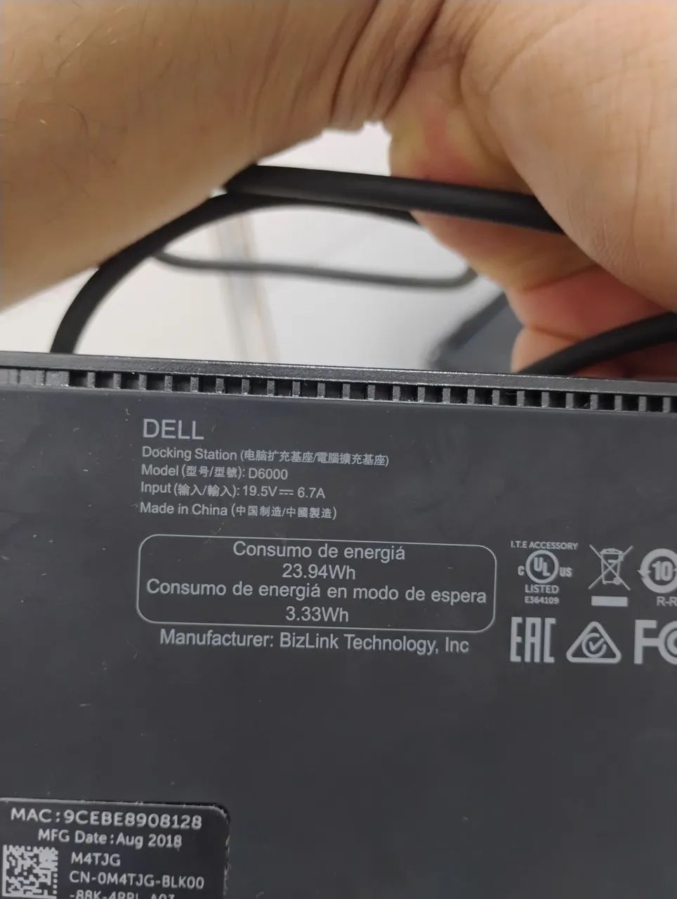 Docking Station Dell D6000 - Foto 3