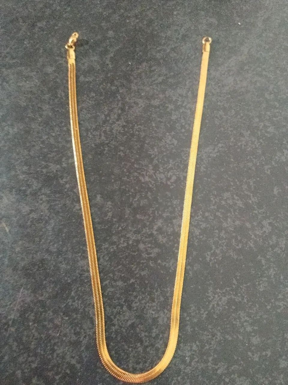 Colar shake laminado dourado  - Foto 2