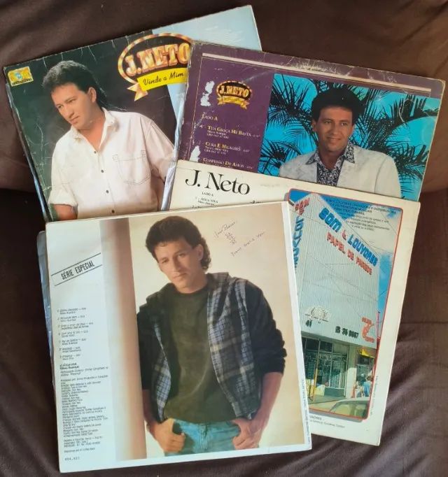 Lote 4 Lps Discos De Vinil Gospel Evangélico - J. Neto - Foto 2