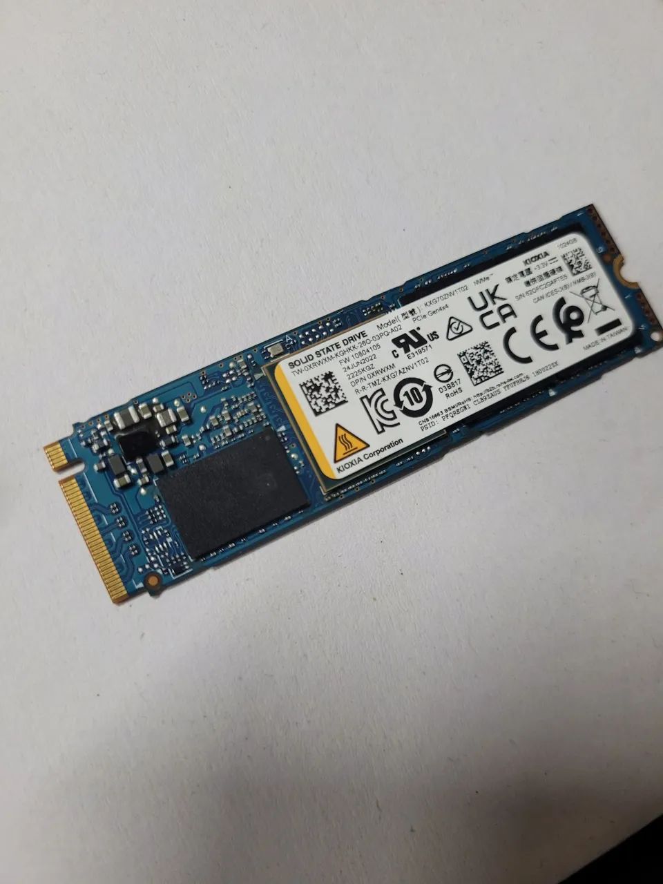 SSD NVME M2 1TB KIOXIA  - Foto 2