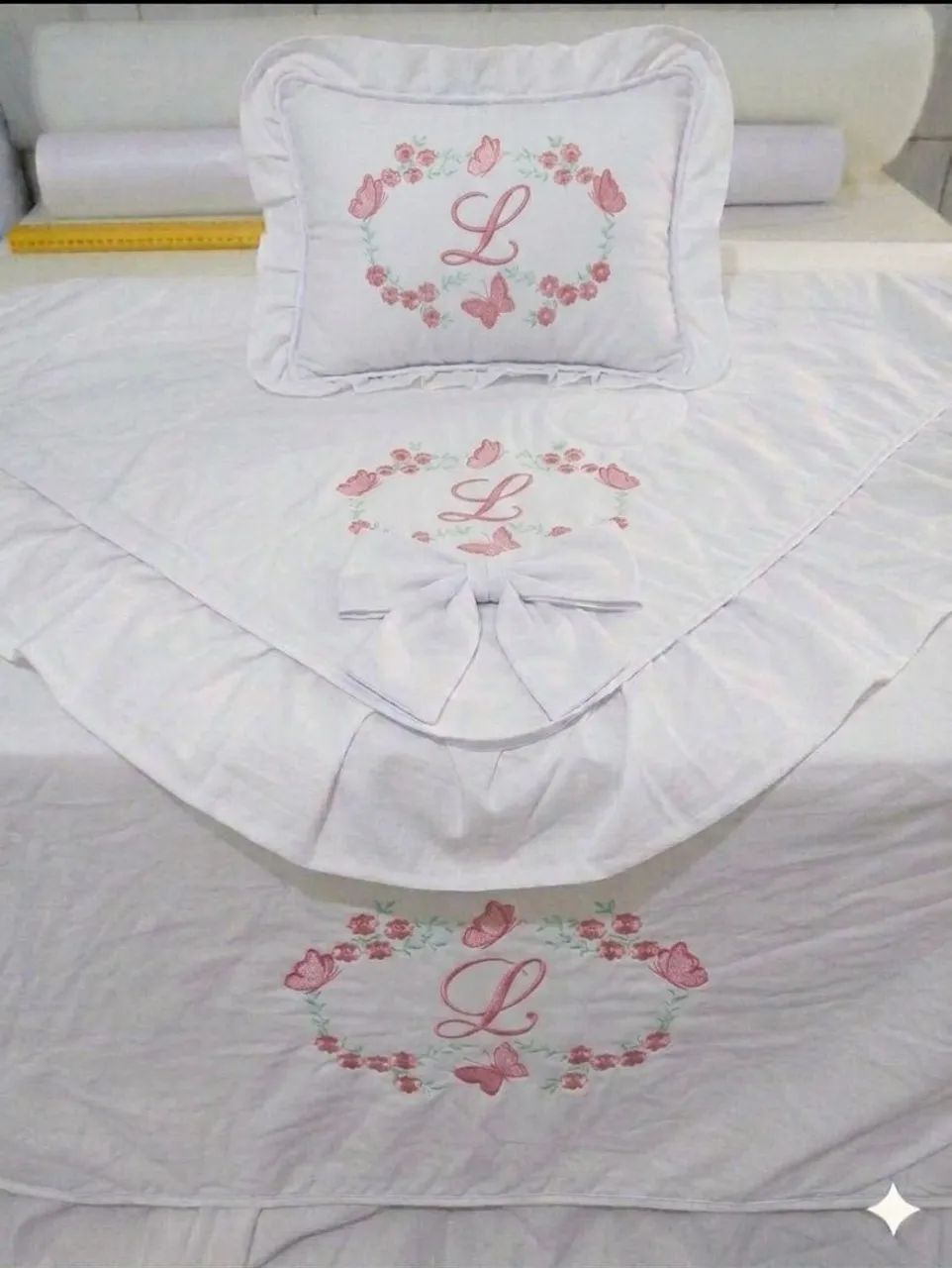Kit Leito Maternidade 3 Peças Personalizado/ Entrega Grátis  - Foto 3