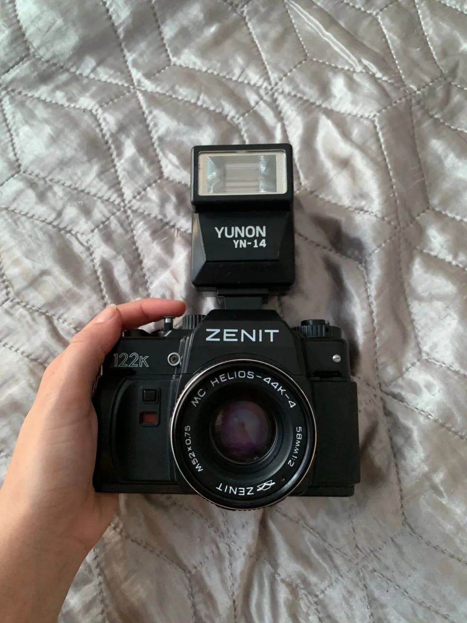 Zenit 122 lente MC Helios-44k -4 58 mm f/2 - Câmeras e Filmadoras
