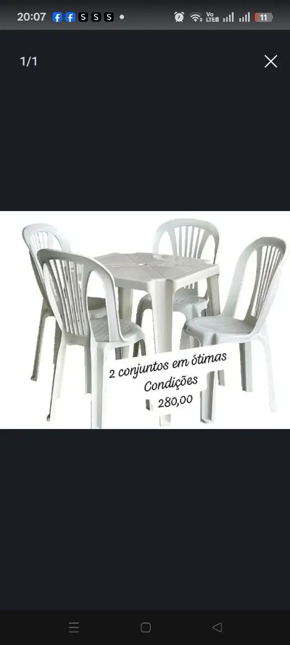 Dois conjuntos por 280,00