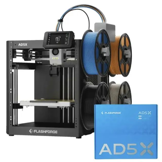 Impressora 3D Flashforge AD5X Multicor com KIT Enclausuramento