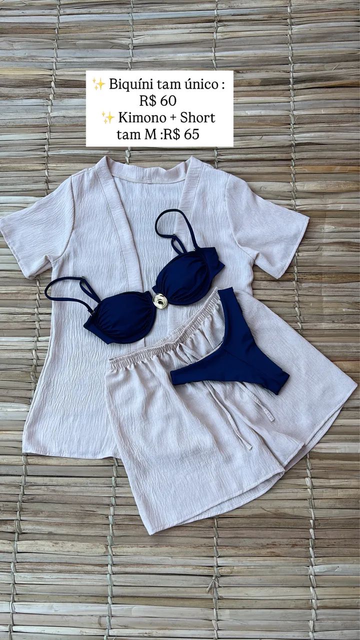 Kimono+short +biquini  - Foto 4