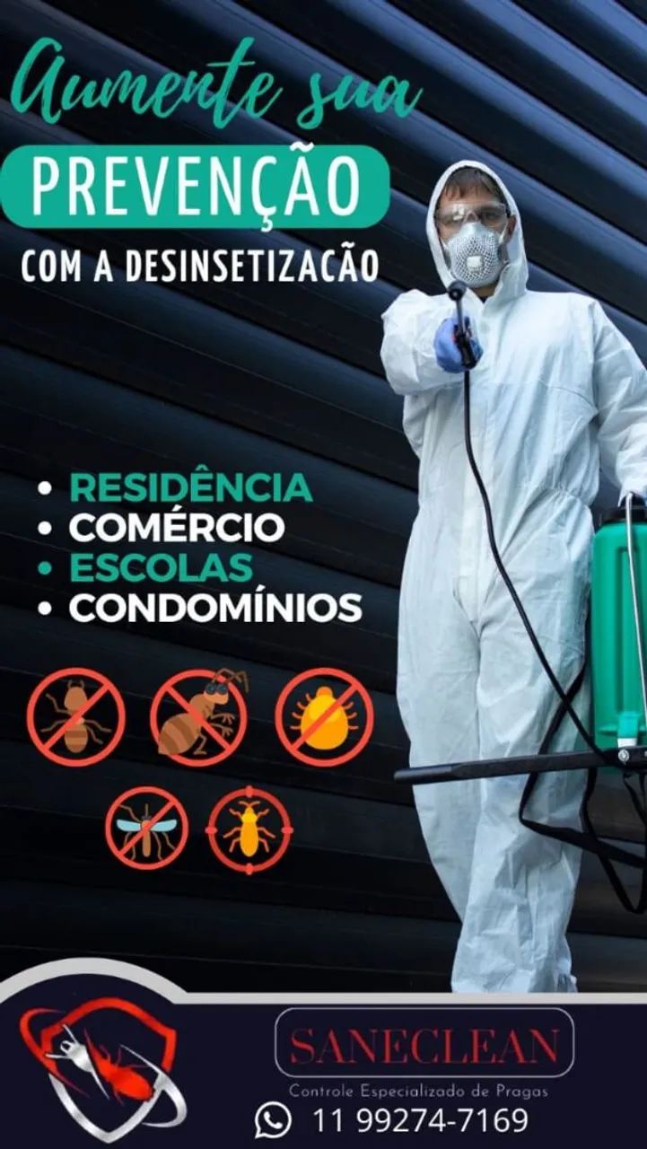 Elimine as pragas-Controle de pragas profissional - orçamento gratis - Foto 5