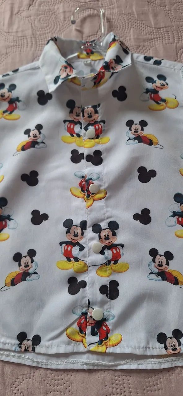 Camisa Temática Infantil Mickey  - Foto 2