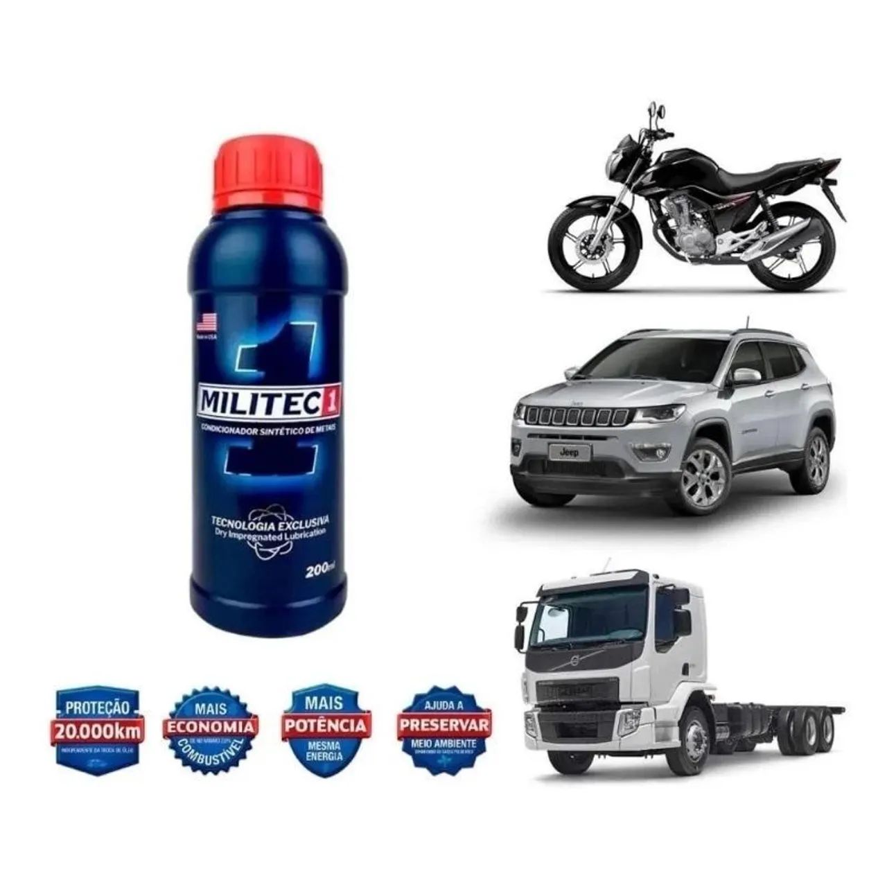 Militec 1 200l Condicionador de Metais 100% Original 