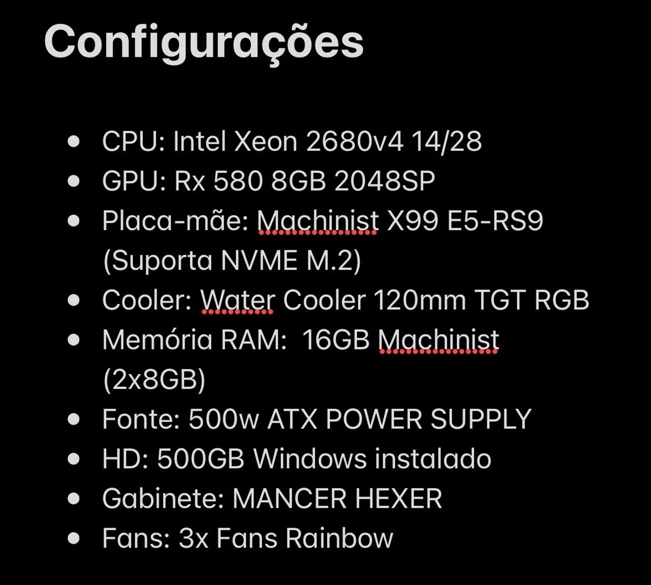 PC GAMER KIT XEON - Foto 4