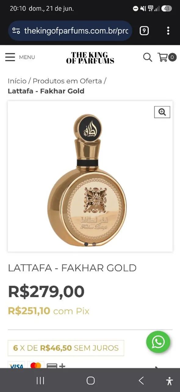 Perfume FAKHAR LATTAFA