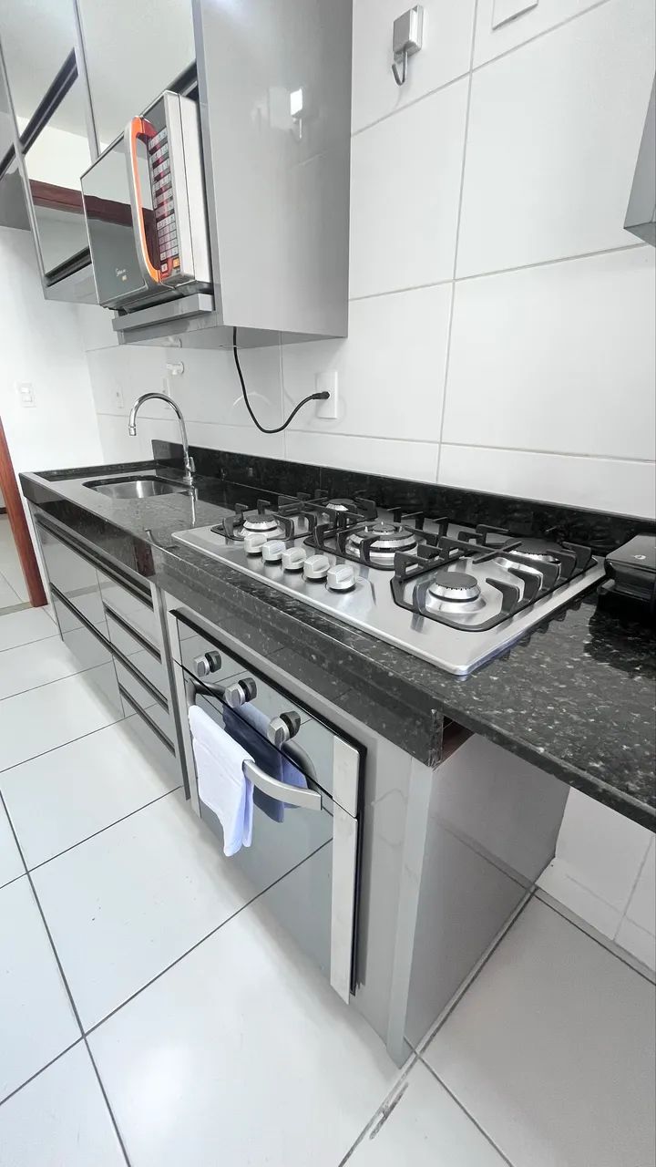 Alugo mobiliado, 3 quartos/ste! - Foto 2