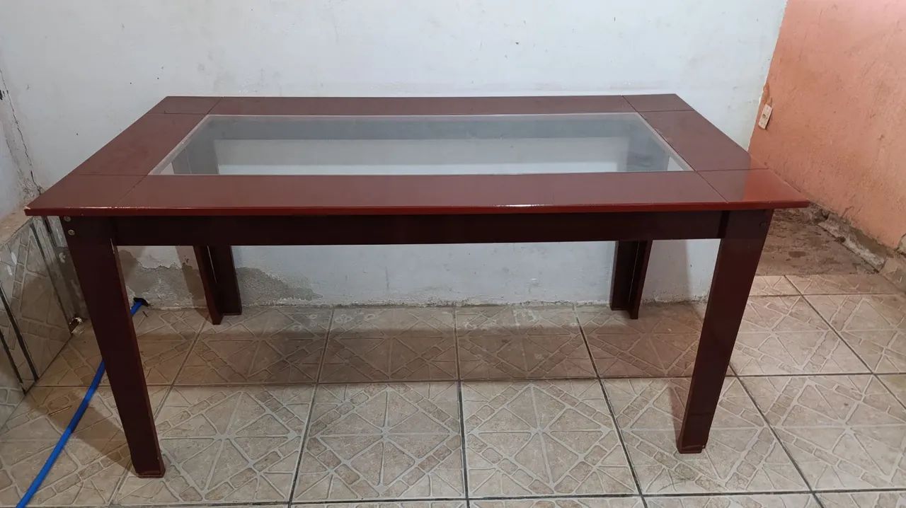 Mesa com vidro central grande  - Foto 2