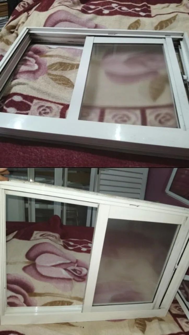 Vendo uma porta de alumínio e uma janela de alumínio 