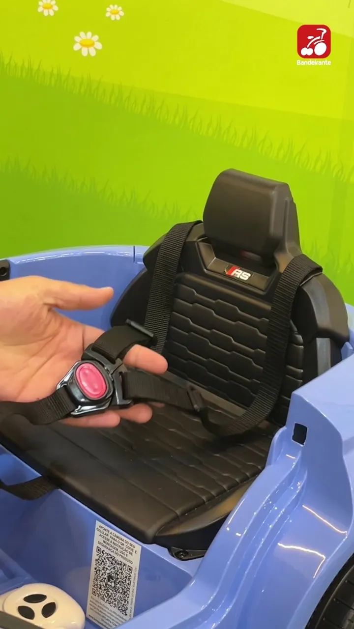 Carro eletrico infantil Audi E-TRON 12v Bandeirante Azul - (NOVO) Caixa lacrada - Foto 3