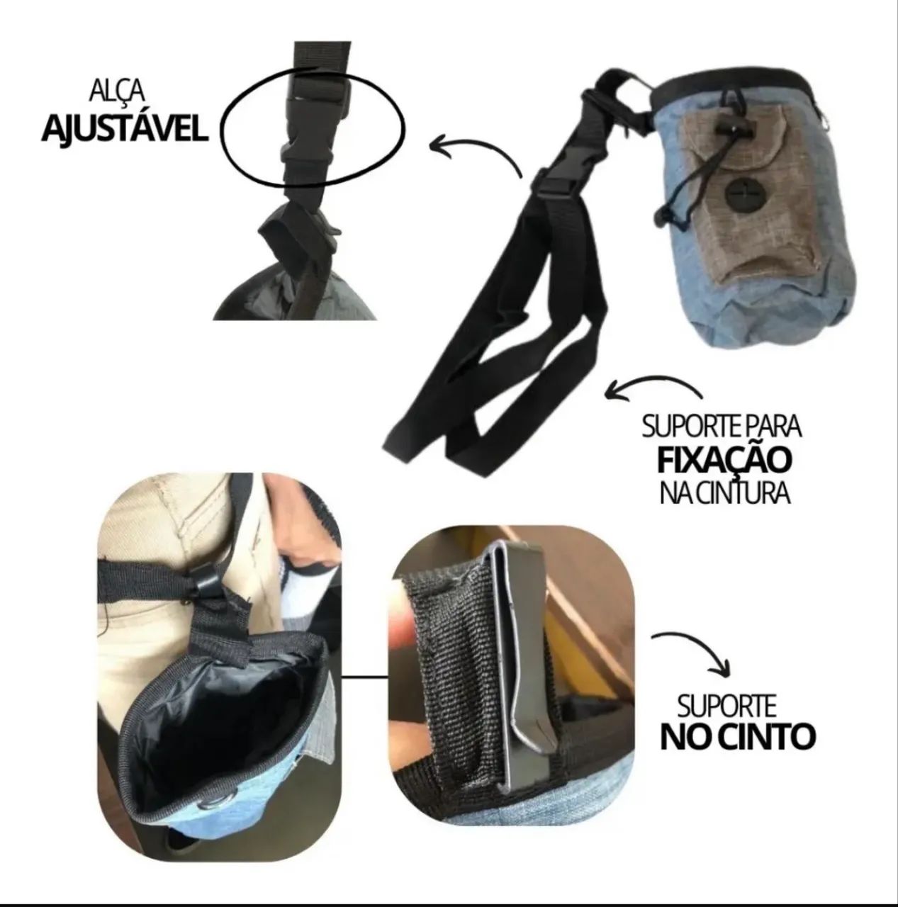 Petisqueira Porta Petiscos para Treinamento e Passeios com Pets - Foto 3
