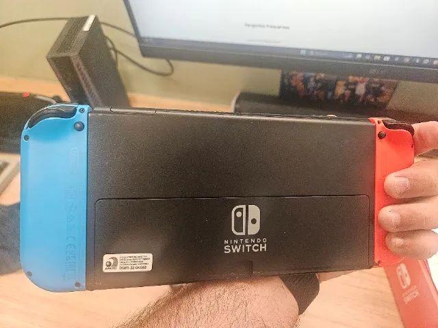 Nintendo Switch Oled, Caixa E Acessorios Originais - Foto 4
