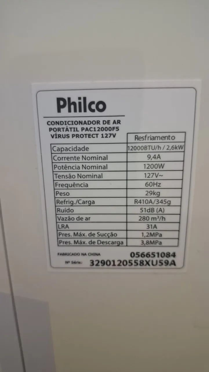 Ar Condicionado Portátil Philco 12000 BTUS - Foto 3
