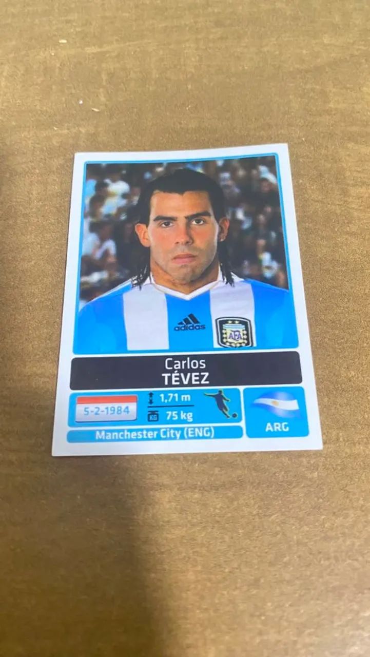 Figurinha Carlos Tevez #42 Copa América 2011 - Foto 3